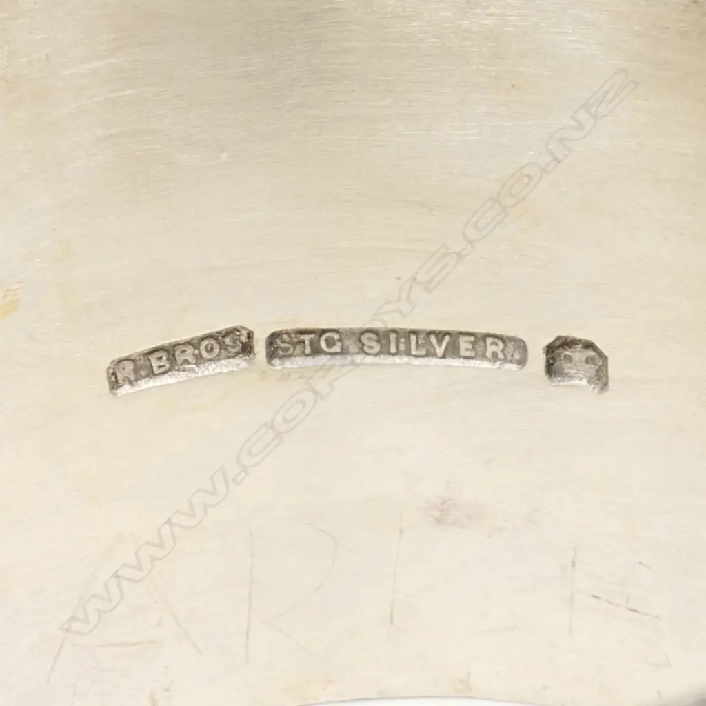 R. Bros silver napkin ring, Image 1++